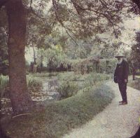 Monet in Giverny - color photo
